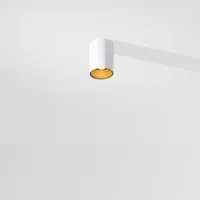 modular lighting -   montage externe lotis blanc structuré / or modern métal